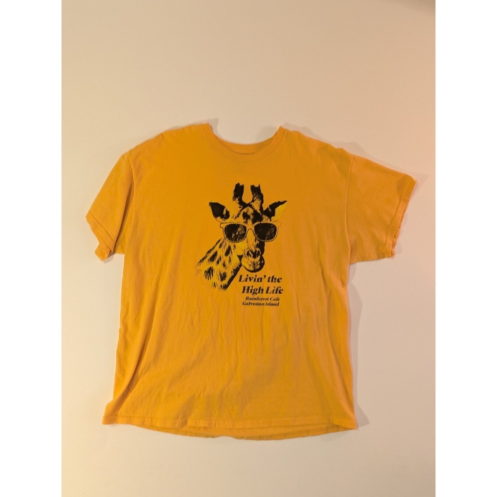 Rainforest Cafe Orlando T-shirt Living The High Life Men's XL